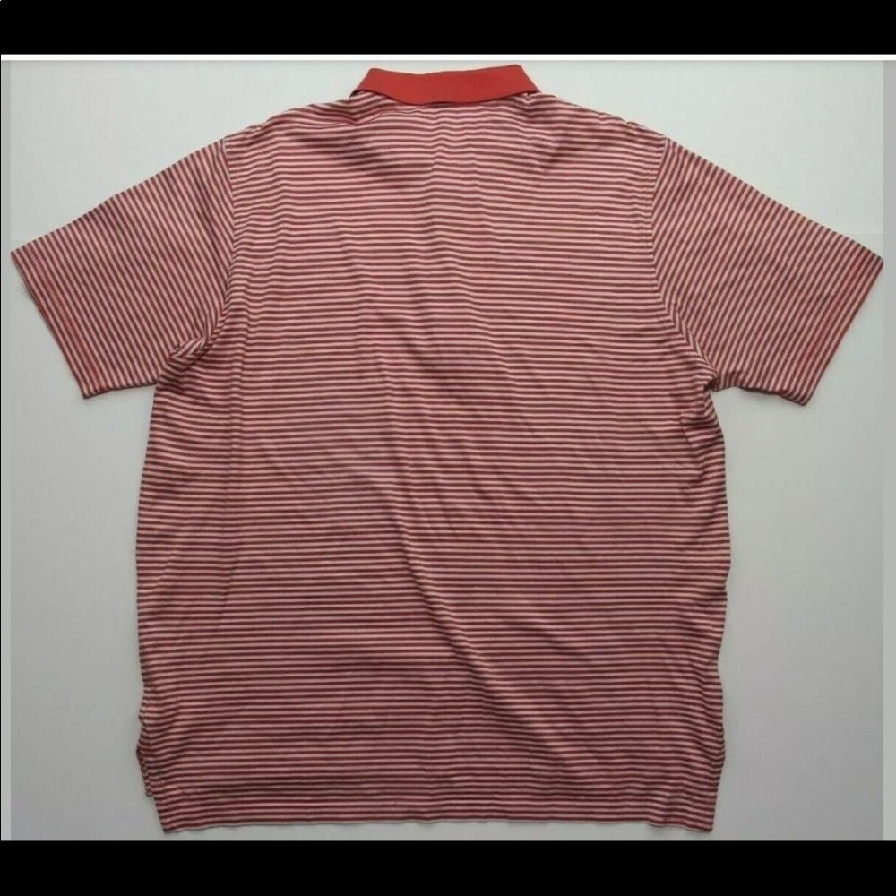 Peter Millar striped salmon colored shirt - Picture 5 of 8